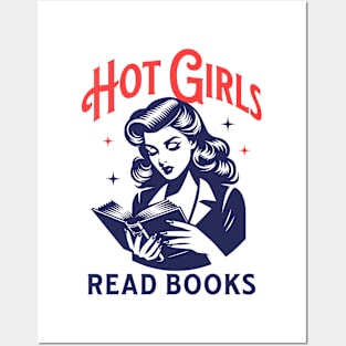 Hot girls read books quote Posters and Art